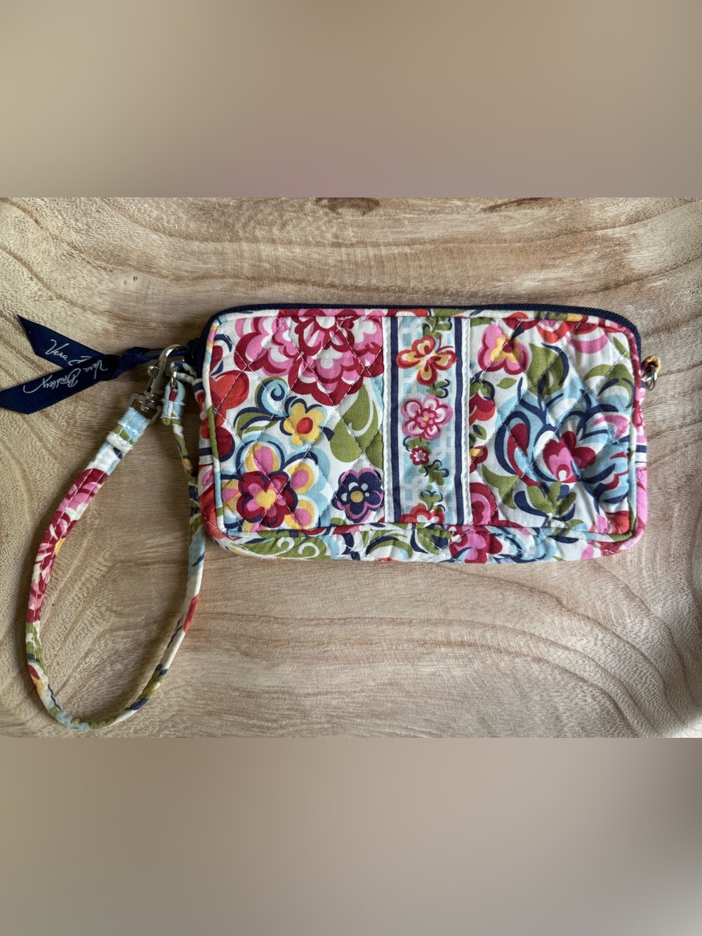 Vintage Vera Bradley Hope Garden All-in-One Wristlet